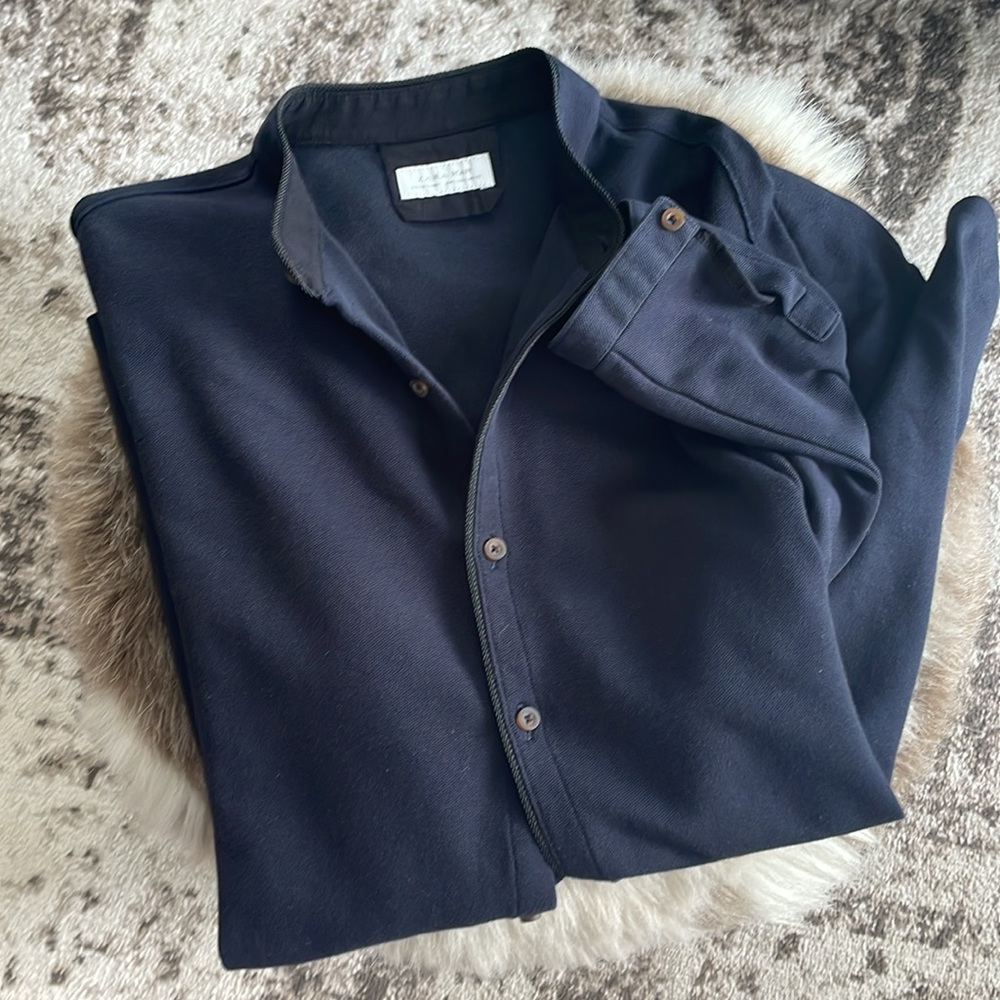 Navy Blue Zara button down